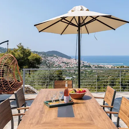 Aether Retreat - Private Pools & Aegean Views Villa *