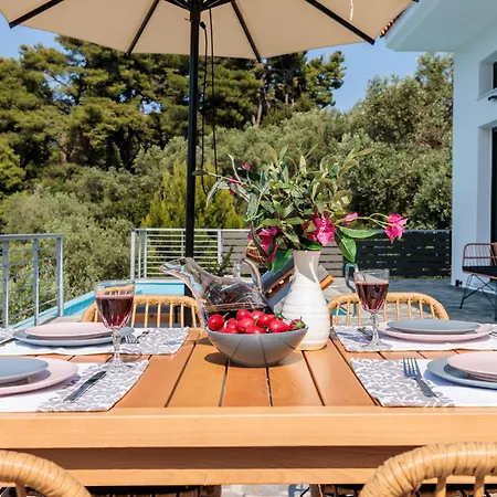Aether Retreat - Private Pools & Aegean Views Villa