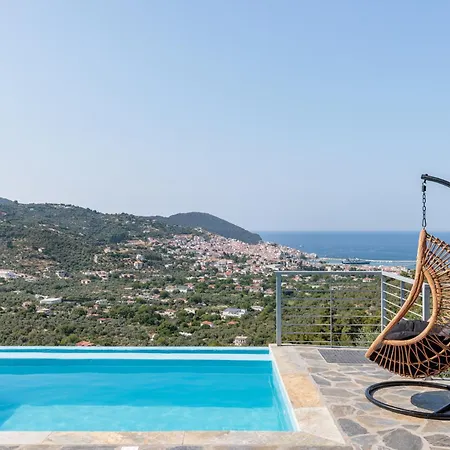 Villa Aether Retreat - Private Pools & Aegean Views Skopelos