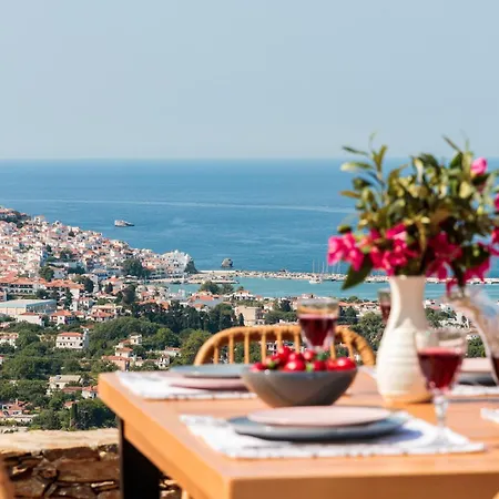 וילה Aether Retreat - Private Pools & Aegean Views *