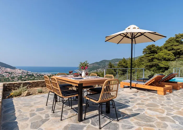 Aether Retreat - Private Pools & Aegean Views * Σκόπελος